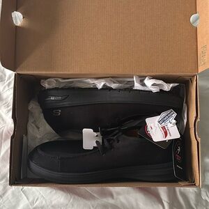 NWT Men’s Skechers Melo Arch Fit Shoes, Black Size 9.5